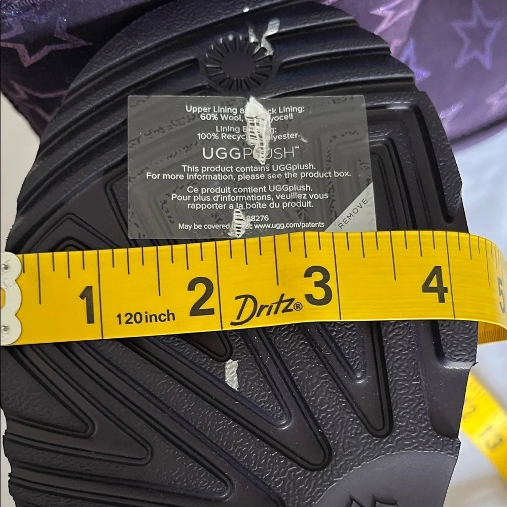 UGG Purple Boots with Star Design